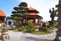 Nhà gỗ 5 gian trên khuôn viên 1.500m2 của đại gia Nam Định