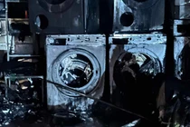 Hiện trường vụ cháy 3 ki ốt ở Hà Nội trong đêm