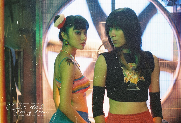 Rima Thanh Vy và Đồng Ánh Quỳnh trong một phân cảnh của Thanh Sói.