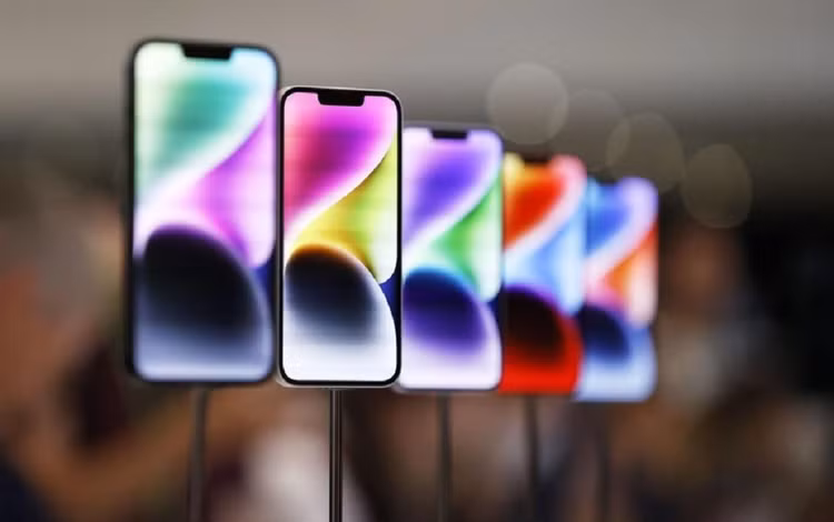 iPhone 14 series sở hữu nhiều màu sắc mới. Ảnh: Telegraph.