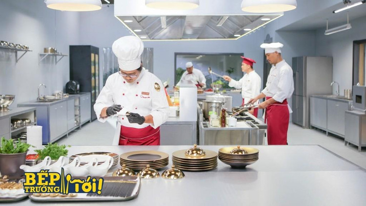 Căn bếp trong phim.