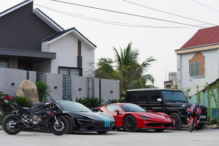 Bên trong garage siêu xe hoành tráng của giới đại gia Việt