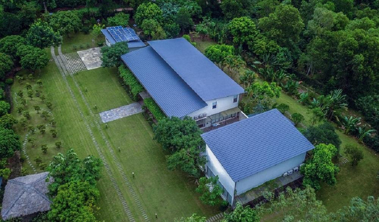 Khuôn viên trang trại của gia đình ca sĩ Mỹ Linh.