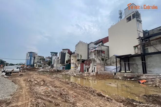 Hình ảnh thực tế sau giải phóng mặt bằng tuyến Vành đai 2,5 tại Đầm Hồng