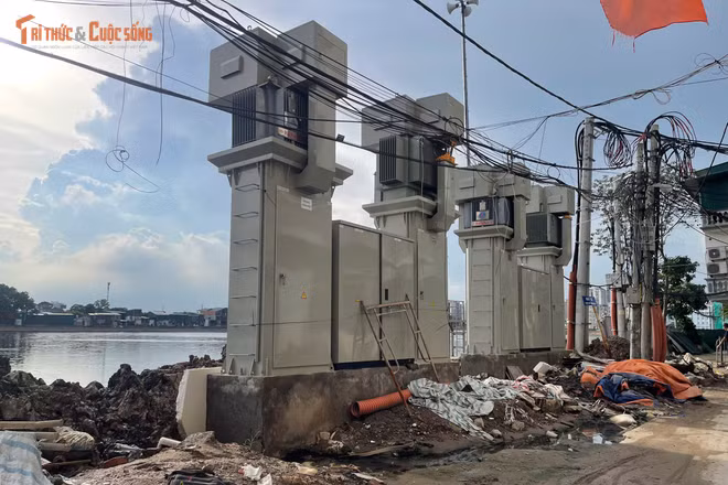 Diện mạo hồ điều hòa Phú Đô hơn 1.166 tỷ đồng trước ngày hoàn thành