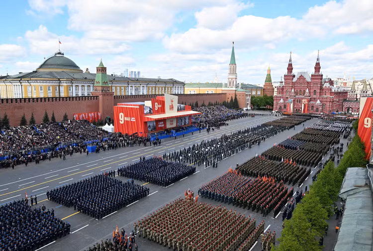 Toan canh le duyet binh ky niem 80 nam Ngay Chien thang tai Nga