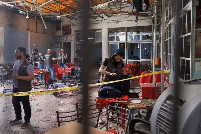 Nổ tại quán cà phê ở thủ đô Syria, hàng chục người thương vong