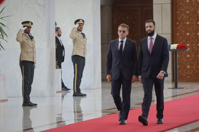 Nổ lớn ở thủ đô Damascus giữa chuyến thăm Syria của Tổng thống Macron
