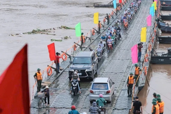 Kết thúc tình huống khẩn cấp tại cầu Phong Châu, Phú Thọ