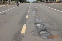 Tình trạng hư hỏng trên Quốc lộ 19 Gia Lai gây lo ngại