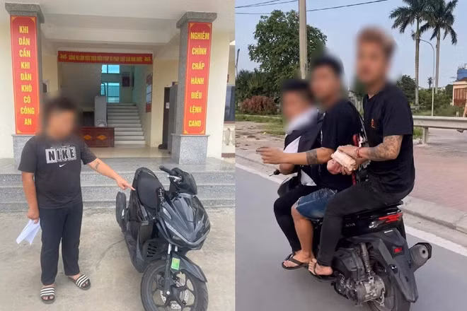Bắt giữ nhóm thanh niên điều khiển xe gây mất trật tự ở Hải Phòng