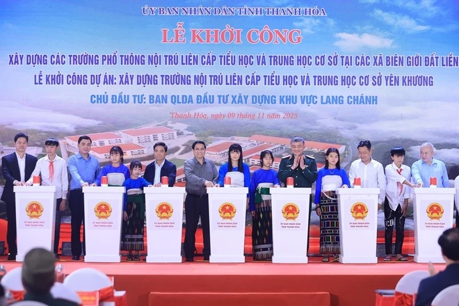 Từng ngôi trường mới nơi biên giới sẽ là nơi gieo con chữ, ươm mầm tri thức