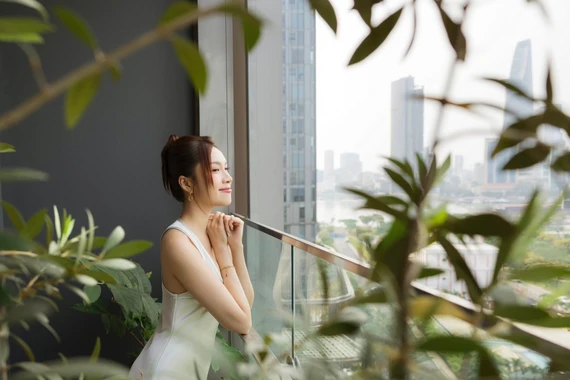 Căn hộ đậm phong cách tối giản của MC Thanh Thanh Huyền 