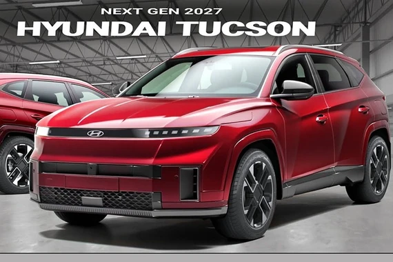 Hyundai Tucson 2027 lộ diện, sắc nét và vuông vức hơn
