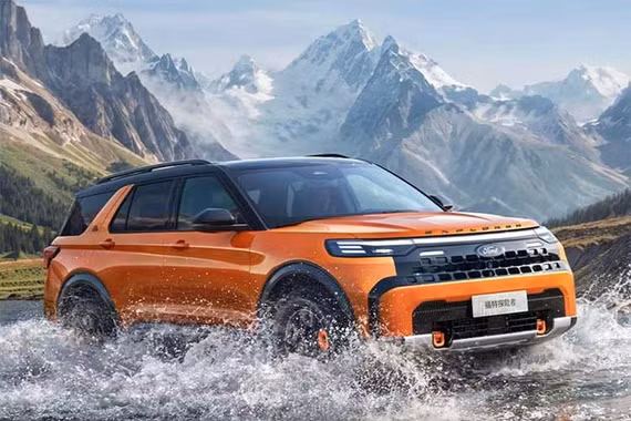 Ford Explorer 2027 nâng cấp mạnh tay - thêm ba màn hình tiêu chuẩn