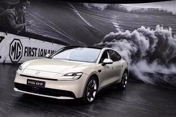 [GALLERY] MG 07 PHEV chạy điện 245 km, chạy full 1.745 km rục rịch ra mắt