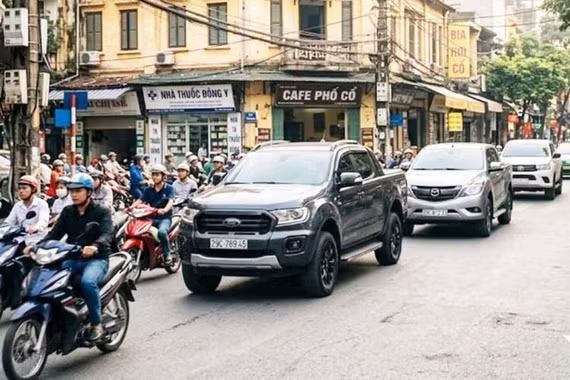 Đề xuất điều chỉnh Quyết định 01/2026 - xe pickup được lưu thông như ôtô con vào nội đô Hà Nội