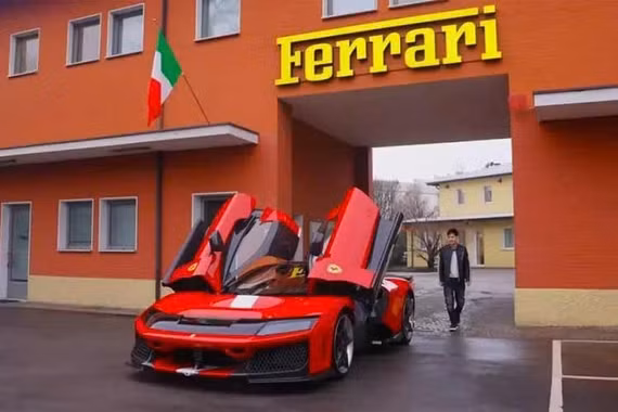 "Soi"siêu phầm Ferrari F80 từ gần 4 triệu USD của Lâm Chí Dĩnh