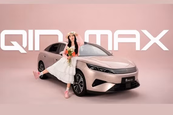 BYD Qin Max lộ diện, kích cỡ ngang Toyota Camry, sạc đầy pin chỉ 9 phút