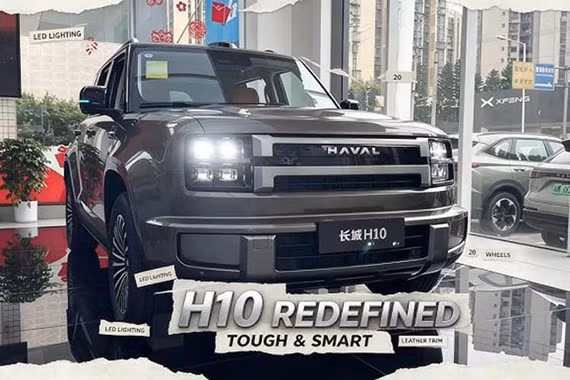 Haval GWM H10 2026 từ 752 triệu đồng, có chế độ "bò ngang như cua"