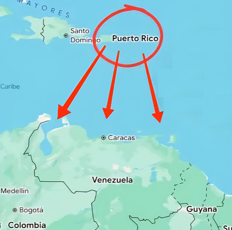 दक्षिण-पूर्वी प्यूर्टो रिको में स्थापित अमेरिकी नो-फ्लाई ज़ोन वेनेजुएला के तट को पूरी तरह से नियंत्रित कर सकता है। 574572528-852783687145542-4389104338038245889-n.jpg