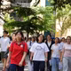 Sáng ngày 23/5, các thí sinh đã hoàn thành bài thi Ngữ văn chung của kỳ thi tuyển vào trường THPT Chuyên KHXHNV. Ảnh USSH