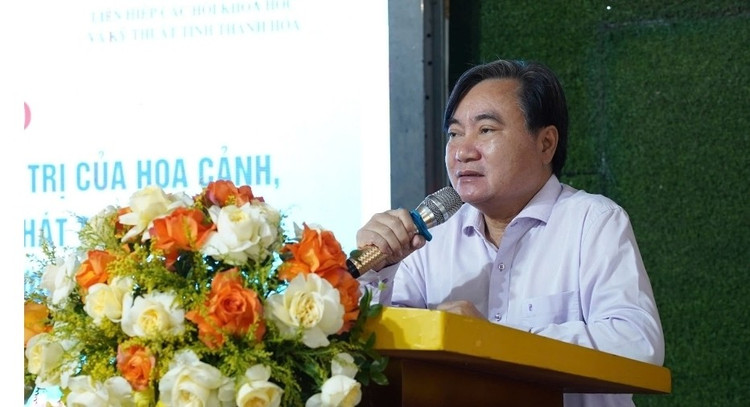 PGS.TS Phạm Quang Thao - Phó Chủ tịch Liên hiệp Hội Việt Nam phát biểu khai mạc