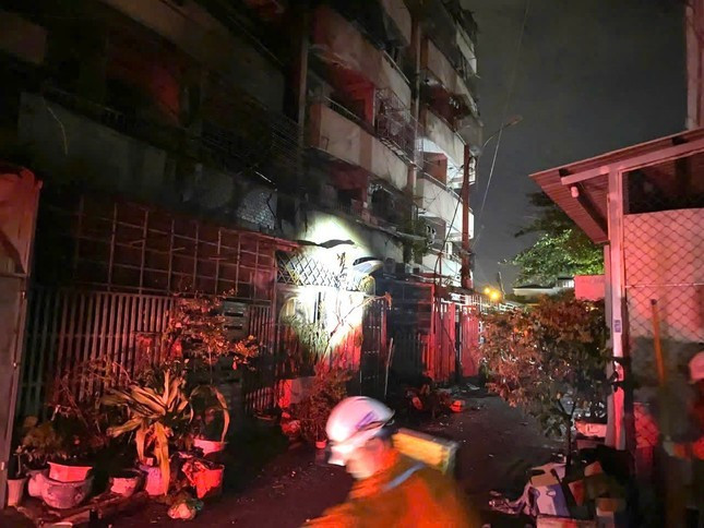 Hiện trường xảy ra vụ cháy. Ảnh: C.A.