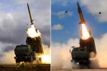 Vụ phóng rocket từ hệ thống pháo phản lực HIMARS của Lục quân Mỹ