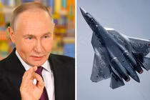 Tổng thống Nga Putin và tiêm kích Su-57