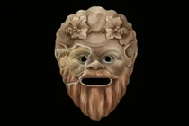 Mảnh mặt nạ thần Satyr cổ đại hé lộ bí ẩn về nhà hát Phanagoria