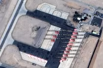 Những chiếc F-22 tại căn cứ không quân Ovda ở Israel