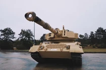 Bỉ bí mật thử nghiệm xe tăng Leopard 1 lai robot ở Ukraine