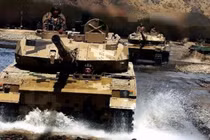 Xe tăng Type 15 của Quân Giải phóng Nhân dân Trung Quốc thuộc Bộ Tư lệnh Chiến khu Tây.