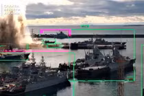 Tàu ngầm Nga lần đầu tiên bị Ukraine tập kích bằng USV dưới nước