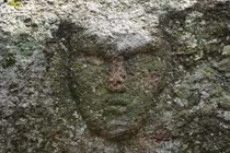 Phát hiện khuôn mặt người bí ẩn khắc đá thời Đồ Đồng