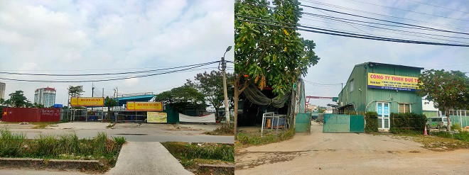 Dự án Công viên thể thao cây xanh chủ yếu là nhà hàng và nhà xưởng.