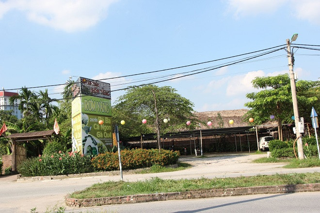 Nhiều diện tích đất cho thuê thành nhà hàng ẩm thực.