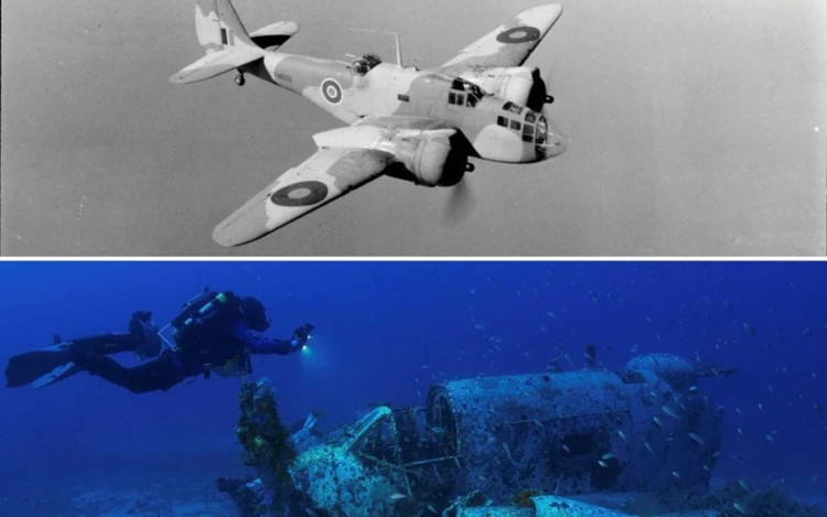 Tho lan phat hien xac may bay nem bom cua quan Dong minh-Hinh-6