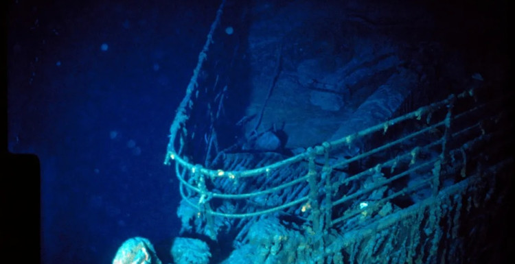 Ca the gioi chan dong truoc anh lan dau cong bo ve xac tau Titanic