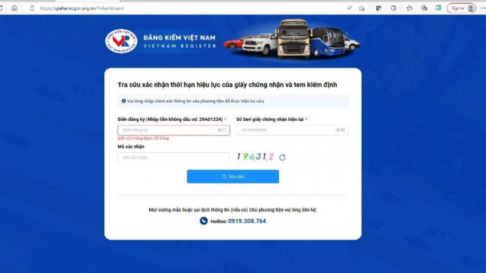 In giay xac nhan tu dong gian chu ky kiem dinh bang cach nao?