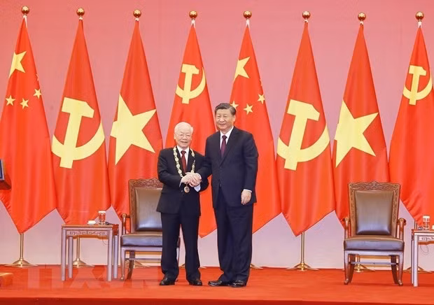 Tong Bi thu, Chu tich Trung Quoc Tap Can Binh bat dau tham cap Nha nuoc Viet Nam-Hinh-2