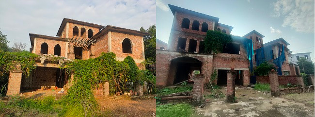 Cận cảnh những biệt thự bị bỏ hoang, xi măng trơ mốc, đang xuống cấp trầm trọng. Cận cảnh những biệt thự bị bỏ hoang, xi măng trơ mốc, đang xuống cấp trầm trọng.
