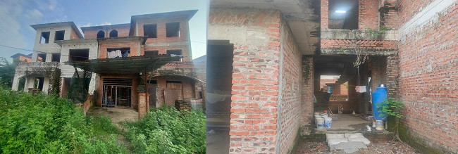 Một số căn biệt thự bỏ hoang tại khu đô thị này được tận dụng làm chỗ ở tạm cho người lao động. Một số căn biệt thự bỏ hoang tại khu đô thị này được tận dụng làm chỗ ở tạm cho người lao động.