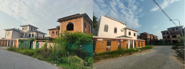 Nhiều căn biệt thự ở đây bỏ hoang đã lâu, trong khi đó số căn biệt thự có chủ nhân về ở chỉ đếm trên đầu ngón tay. Nhiều căn biệt thự ở đây bỏ hoang đã lâu, trong khi đó số căn biệt thự có chủ nhân về ở chỉ đếm trên đầu ngón tay.