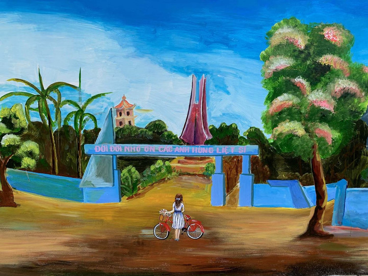 Man nhan buc tuong tranh bich hoa Ninh Thuan xac lap ky luc VN-Hinh-4