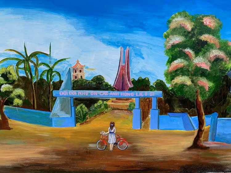 Man nhan buc tuong tranh bich hoa Ninh Thuan xac lap ky luc VN-Hinh-4