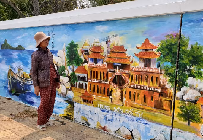 Man nhan buc tuong tranh bich hoa Ninh Thuan xac lap ky luc VN-Hinh-2