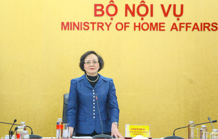 Hoi nghi toan quoc sap xep tinh, xa dien ra ngay 16/4