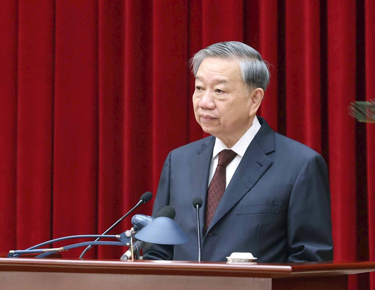 Tong Bi thu To Lam goi mo van de quan trong tai Hoi nghi Trung uong